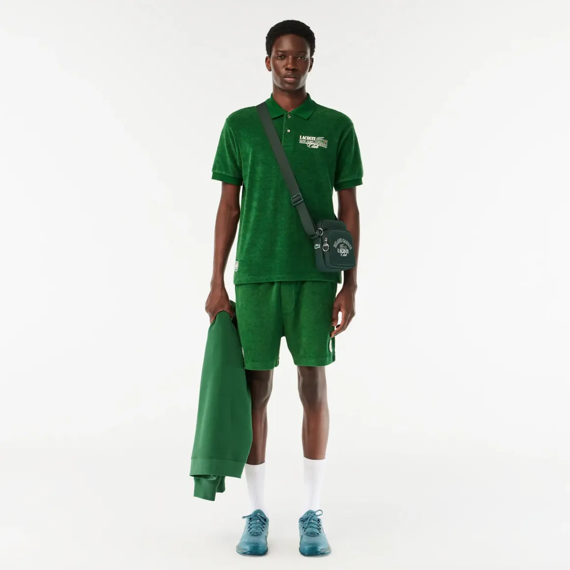 Roland-Garros Tote Bags & Handbag|Bags|Lacoste x Unisex's Club edition Satchel - Green