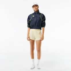 Roland-Garros Jackets|Lacoste x Woman Performance Windbreaker - Navy & yellow