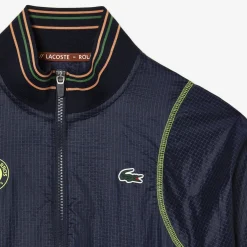 Roland-Garros Jackets|Lacoste x Woman Performance Windbreaker - Navy & yellow