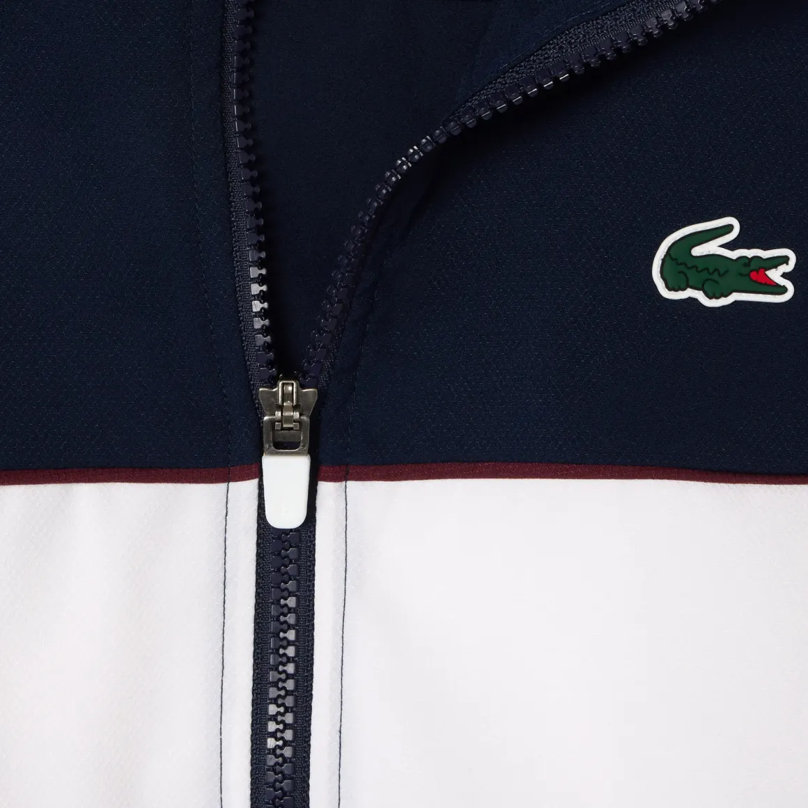 Roland-Garros Women Tennis Outfit|Women Tennis Outfits|Lacoste x Women's Performance Jacket - Navy and White