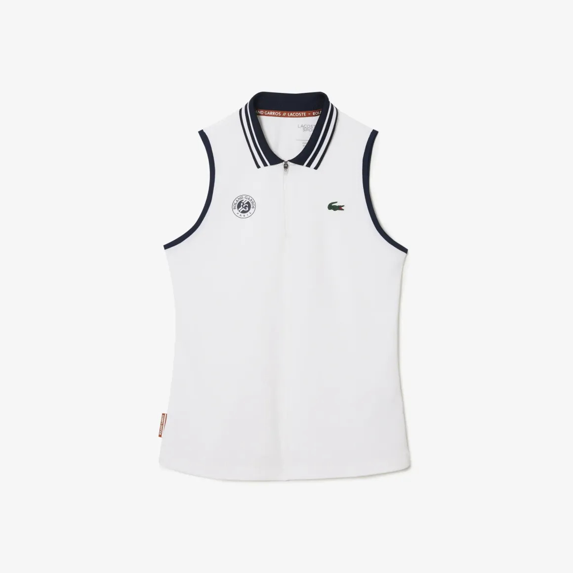 Roland-Garros Women Tennis Outfit|Women Tennis Outfits|Lacoste x Women's Performance T-Shirt - White