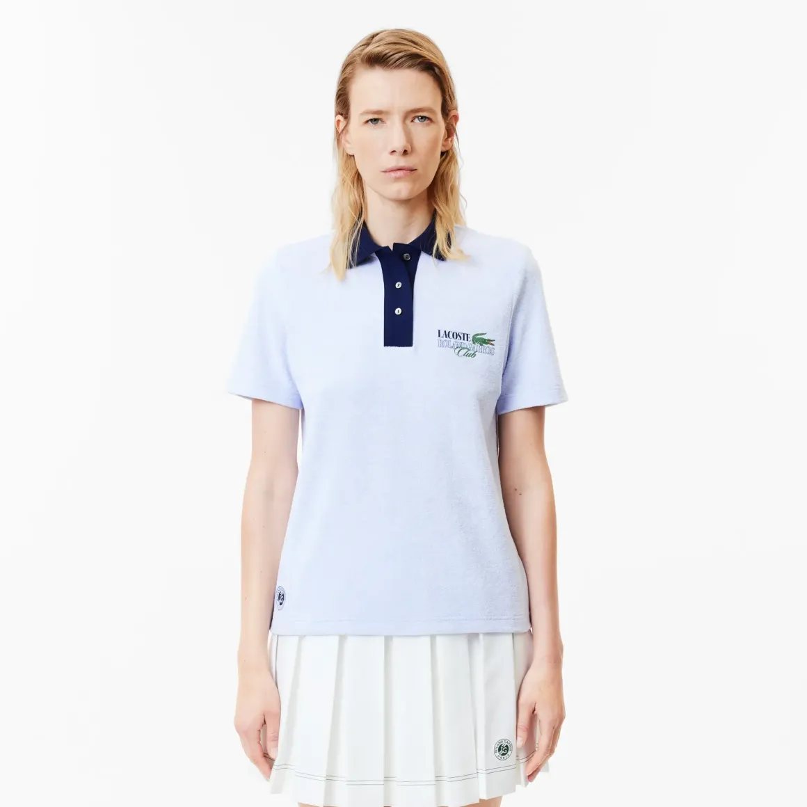 Roland-Garros Polos & Shirts|Lacoste x Women's Edition Club Polo- Blue