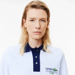 Roland-Garros Polos & Shirts|Lacoste x Women's Edition Club Polo- Blue
