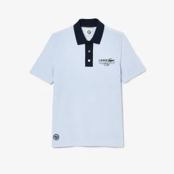 Roland-Garros Polos & Shirts|Lacoste x Women's Edition Club Polo- Blue
