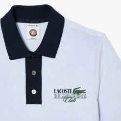 Roland-Garros Polos & Shirts|Lacoste x Women's Edition Club Polo- Blue