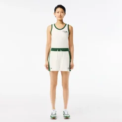 Roland-Garros Skirts, Dresses & Trousers|Lacoste x Women's Terry Playsuit – White