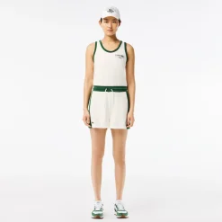 Roland-Garros Skirts, Dresses & Trousers|Lacoste x Women's Terry Playsuit – White
