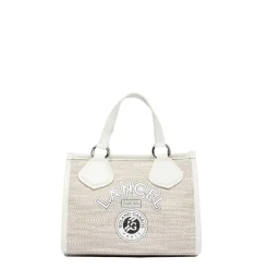 Roland-Garros Tote Bags & Handbag|Bags|Lancel Paris x Canvas Tote Bag - White