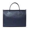Roland-Garros Tote Bags & Handbag|Bags|Lancel Paris x Zipped Leather Tote Bag - Navy