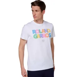 Roland-Garros T-shirts|Man Signature T-shirt - White