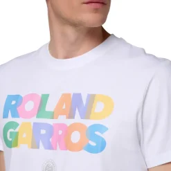Roland-Garros T-shirts|Man Signature T-shirt - White