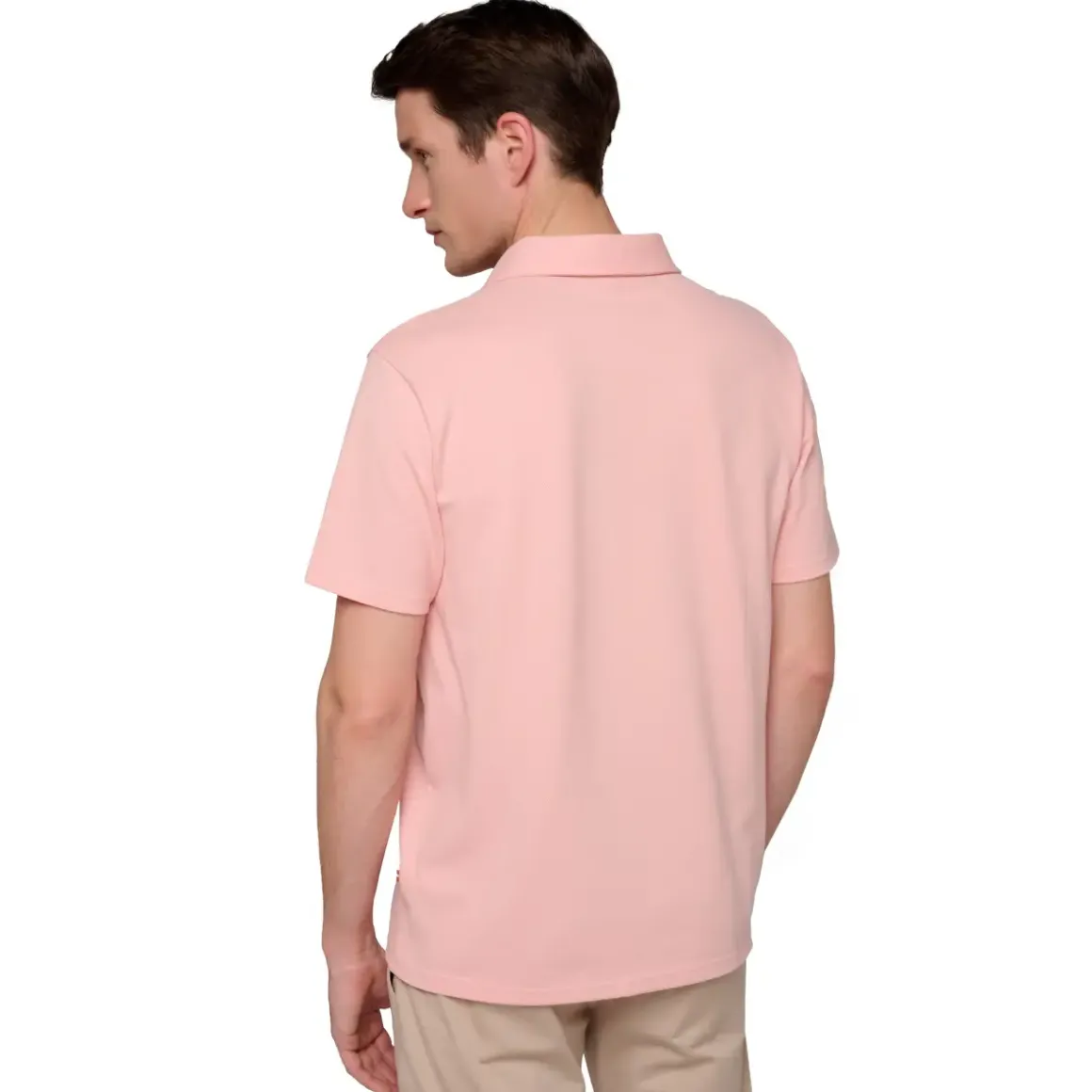 Roland-Garros Polos|Man Stripes Polo - Pink
