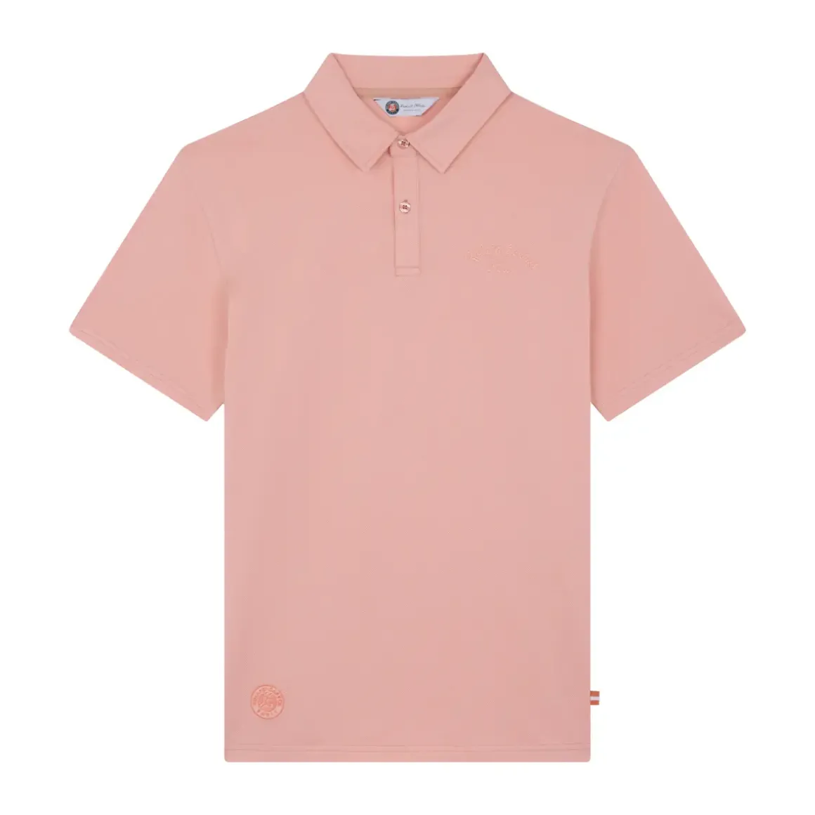 Roland-Garros Polos|Man Stripes Polo - Pink