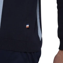Roland-Garros Hoodies & Sweatshirts|Men's Roland Garros cotton sweater with vertical stripes - navy blue