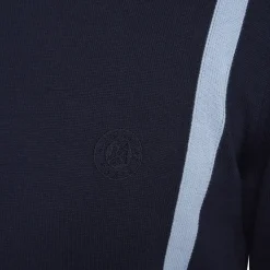 Roland-Garros Hoodies & Sweatshirts|Men's Roland Garros cotton sweater with vertical stripes - navy blue