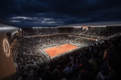 Roland-Garros Scooter And Helmets|Photo RG Night Session 15x21 cm - Multicolore