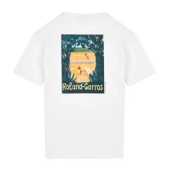 Roland-Garros T-shirts|Roland Garros 2020 Men's Official Poster T-Shirt - white