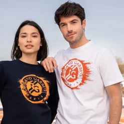 Roland-Garros T-shirts|Roland Garros Logo men's t-shirt - White