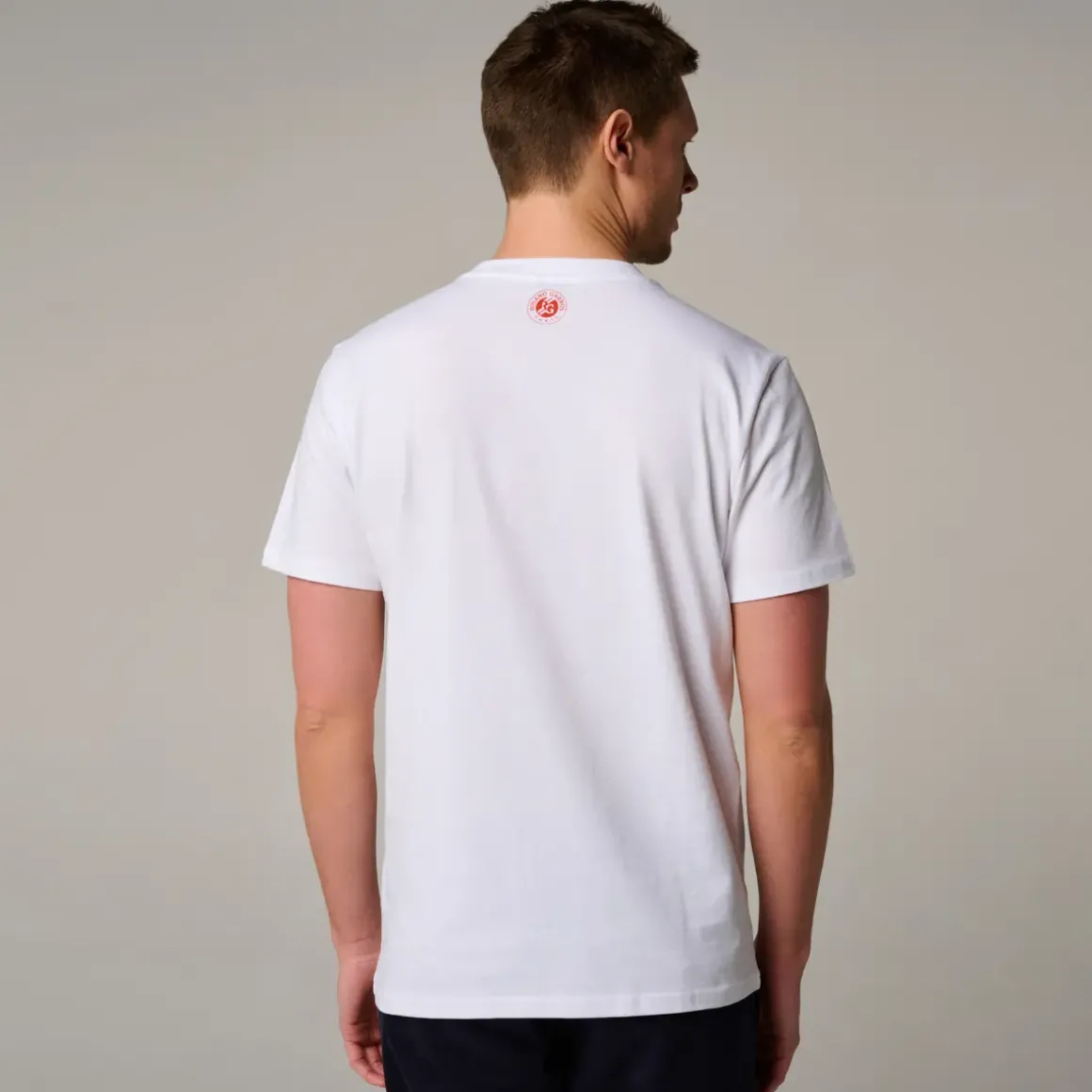 Roland-Garros T-shirts|Roland Garros Logo men's t-shirt - White