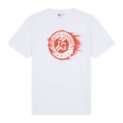 Roland-Garros T-shirts|Roland Garros Logo men's t-shirt - White