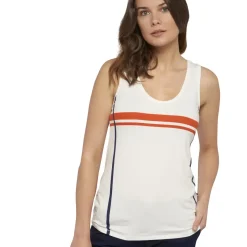 Roland-Garros T-shirts & Tank Tops|Roland Garros striped tank top - ecru