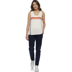 Roland-Garros T-shirts & Tank Tops|Roland Garros striped tank top - ecru