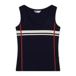 Roland-Garros T-shirts & Tank Tops|Roland Garros striped tank top - navy blue