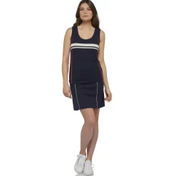 Roland-Garros T-shirts & Tank Tops|Roland Garros striped tank top - navy blue