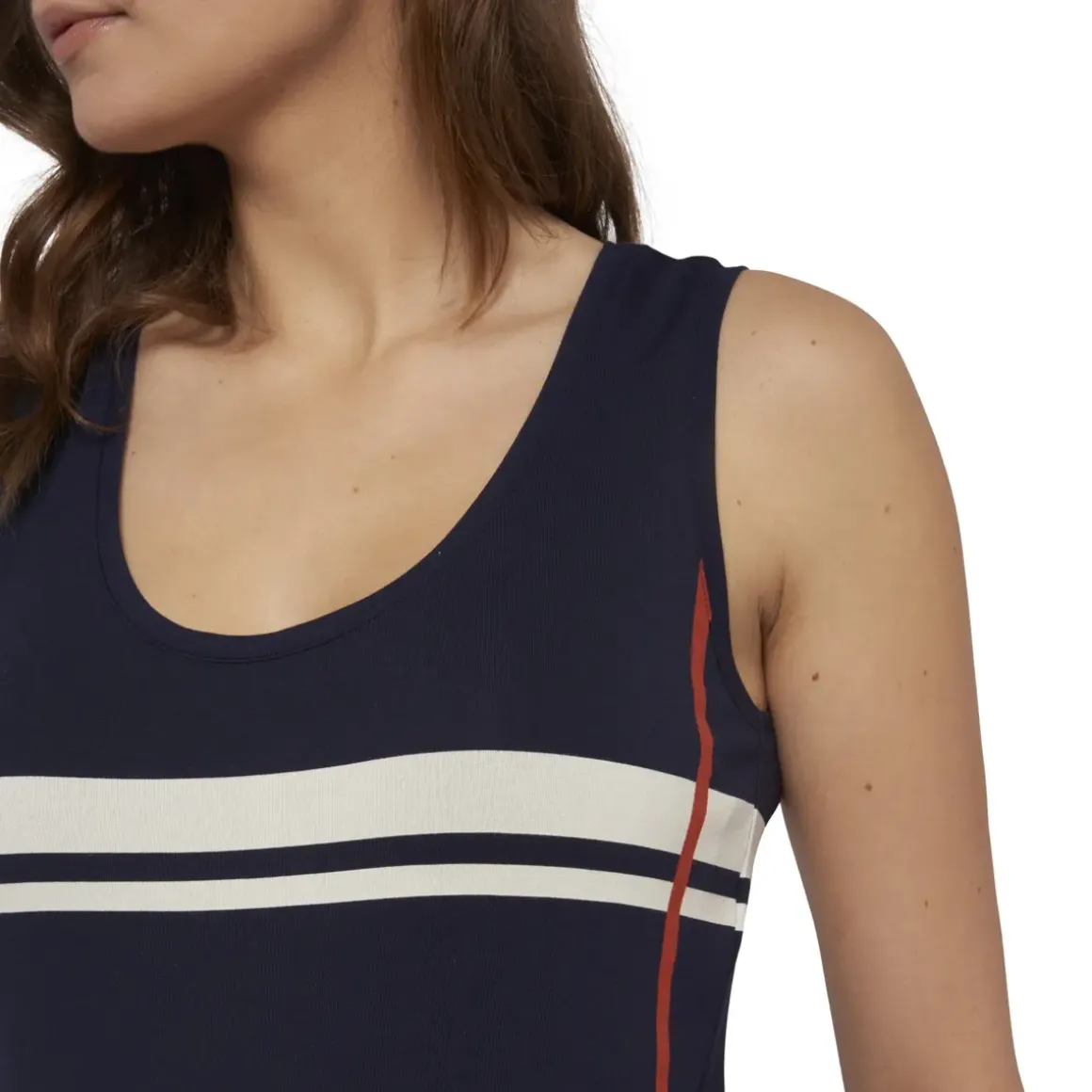 Roland-Garros T-shirts & Tank Tops|Roland Garros striped tank top - navy blue