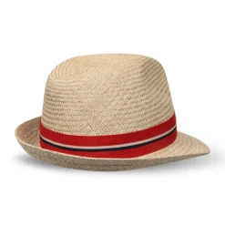 Roland-Garros Caps & Hats|Caps & Hats|Roland Garros unisex straw trilby - clay court