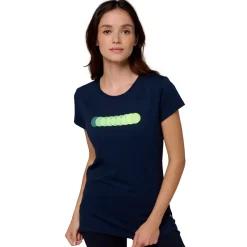 Roland-Garros T-shirts & Tank Tops|Roland Garros Yellow Ball Woman T-shirt - Navy