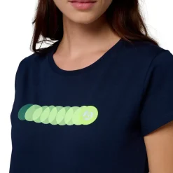 Roland-Garros T-shirts & Tank Tops|Roland Garros Yellow Ball Woman T-shirt - Navy