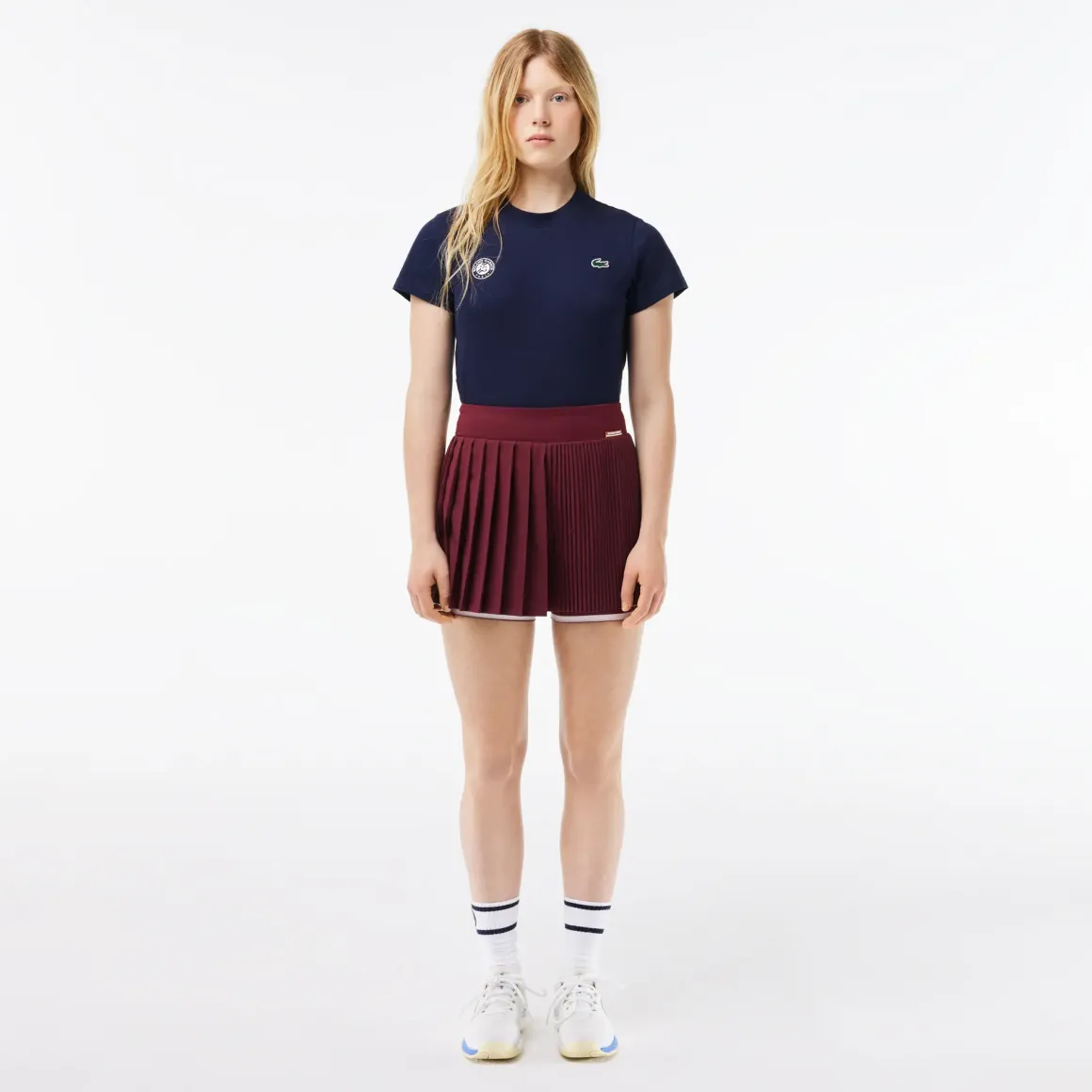 Roland-Garros Women Tennis Outfit|Women Tennis Outfits|Roland GarrosWomen's Edition Sport Pleated Tennis Shorts