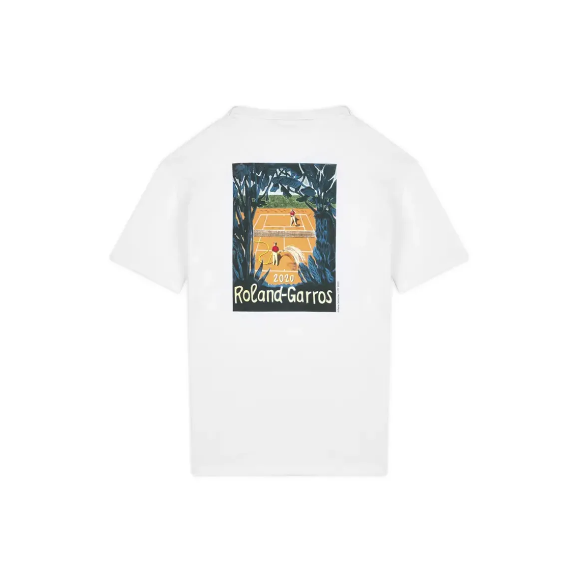 Roland-Garros Girls Outfit|Boys Outfit|2020 children's poster T-shirt - white