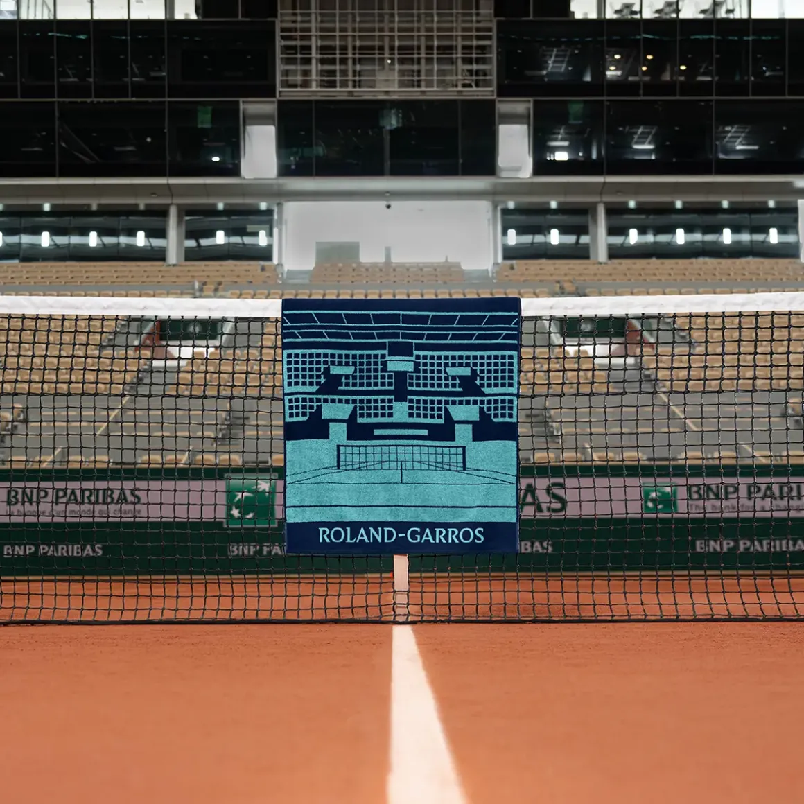 Roland-Garros Bath Linen|Household Linen|2023 Night Session player towel - Navy
