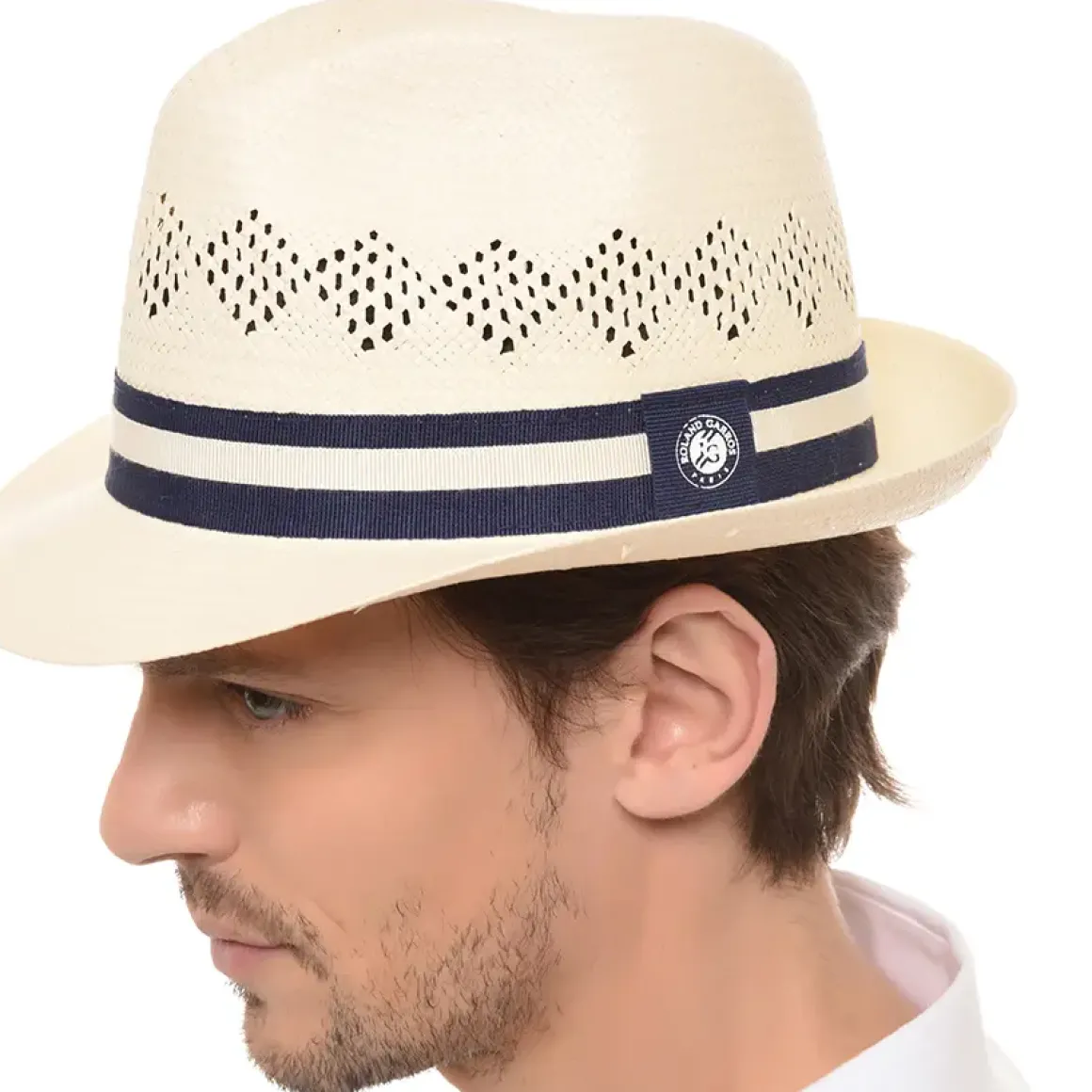Roland-Garros Caps & Hats|Caps & Hats|adn logo paper trilby - beige