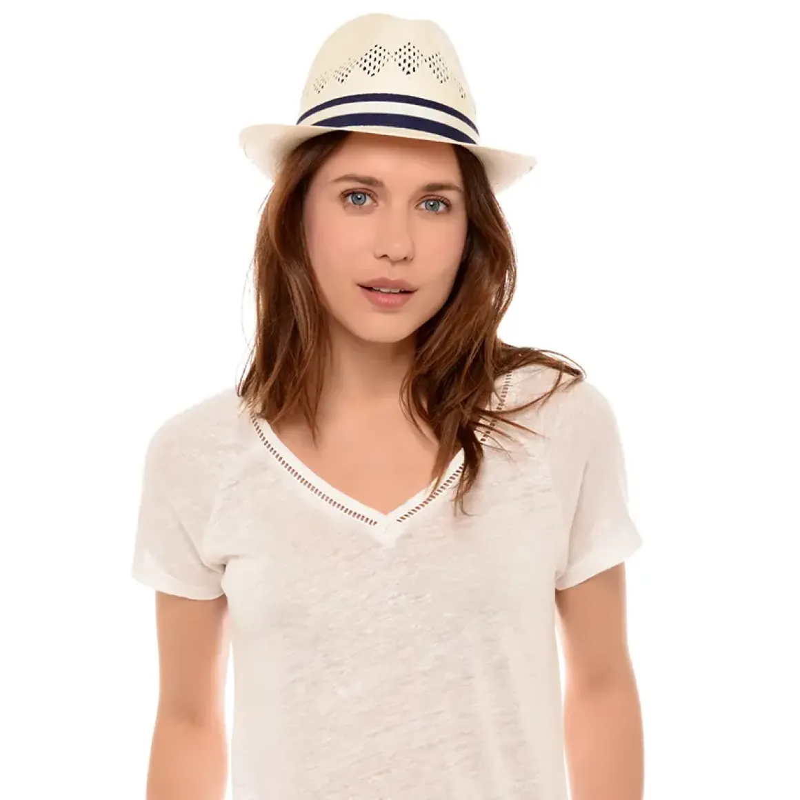 Roland-Garros Caps & Hats|Caps & Hats|adn logo paper trilby - beige