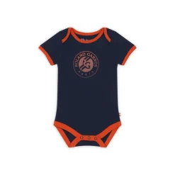 Roland-Garros Girls Outfit|Boys Outfit|Big Logo baby bodysuit - Navy