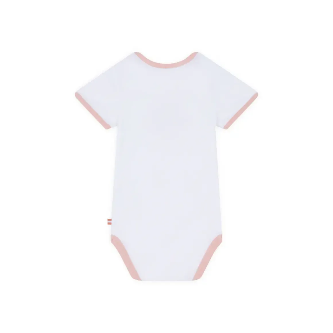 Roland-Garros Girls Outfit|Boys Outfit|Big Logo baby bodysuit - Pink