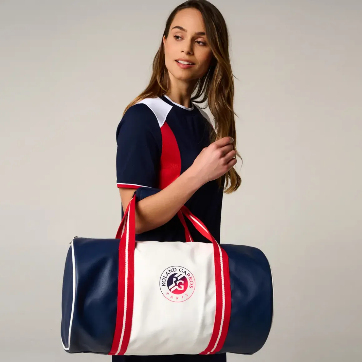 Roland-Garros Sport Bags|Bags|Big Tricolore Duffel Bag - Multicolor