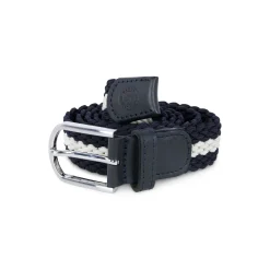 Roland-Garros Belts|Belts|braided belt - Navy blue