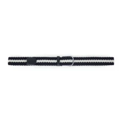Roland-Garros Belts|Belts|braided belt - Navy blue