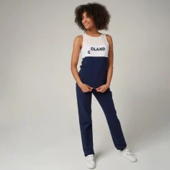 Roland-Garros T-shirts & Tank Tops|Color Block woman top - pink and navy