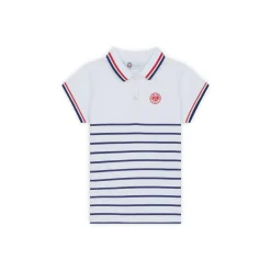 Roland-Garros Girls Outfit|Girl's Heritage Polo - Ecru