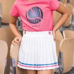Roland-Garros Girls Outfit|Girl's Pop Energy skirt - White