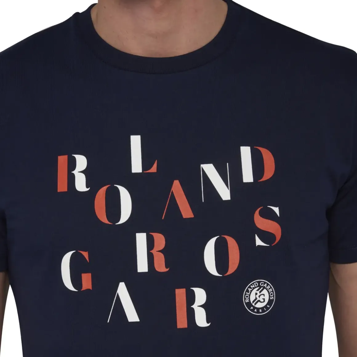 Roland-Garros T-shirts|letters man t-shirt - navy