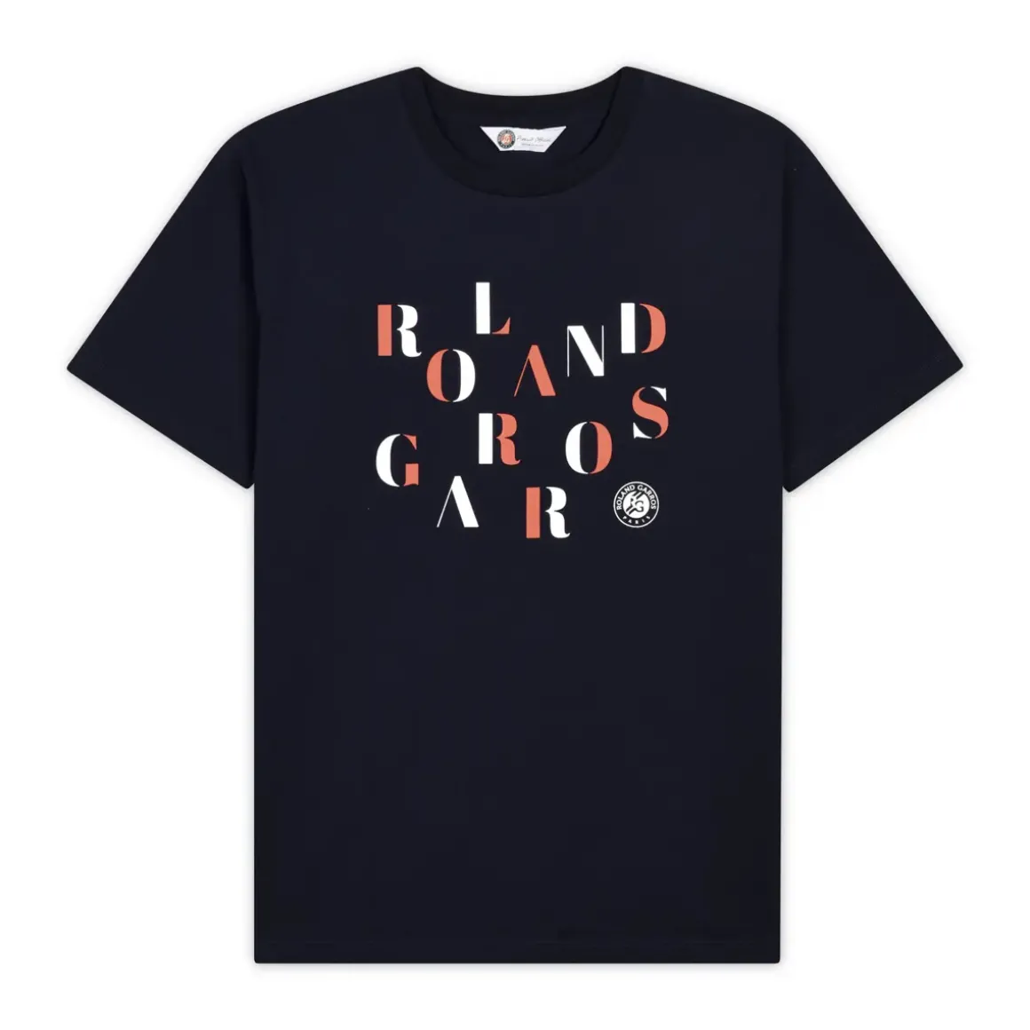 Roland-Garros T-shirts|letters man t-shirt - navy