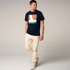 Roland-Garros T-shirts|line court men's t-shirt - Navy Blue