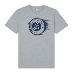 Roland-Garros T-shirts|logo men's t-shirt - Heather Grey