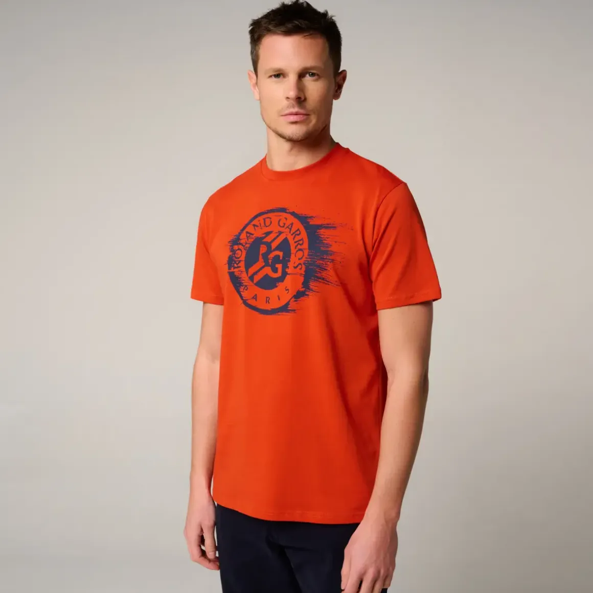 Roland-Garros T-shirts|logo men's t-shirt - Clay